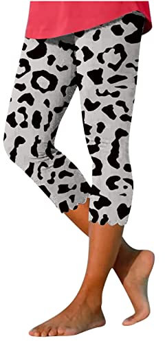 Damen Leggings 3/4 Anti Cellulite Scrunch Butt Yogahose Workout Gymnastik Fitnesshose High Waist Leggins Sport Shapewear Trainingshose Push up Freizeithose Elegante Trekkinghose Frau