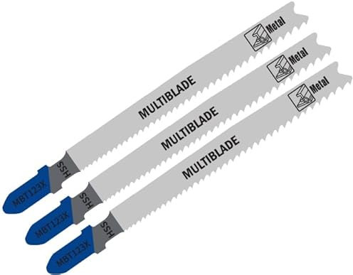 Multiblade Lame per seghetto alternativo per metallo, 100 mm, extra robuste, 3 pezzi
