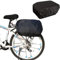 Fc'Noqgn Regenhülle für Regenüberzug Rahrradkorb Fahrradtasche Gepäckträger wasserdichte Outdoor-Ausrüstung Schwarz