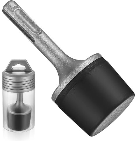 Martillos de goma alimentados para mango SDS Plus, martillos de goma para martillo eléctrico para radiadores, colocación de azulejos, carpintería, herramienta de fontanería