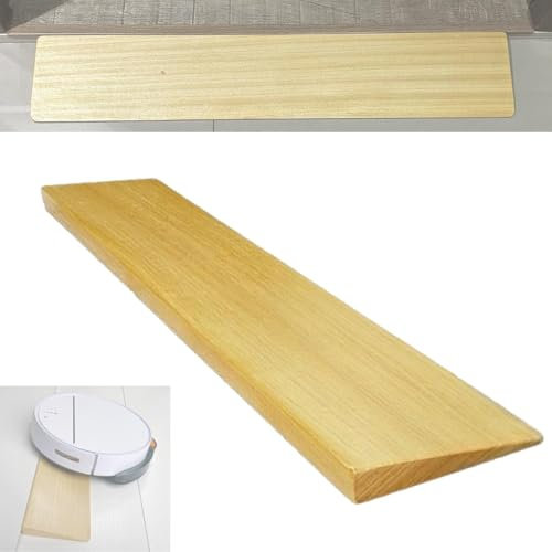 Misorat Türkantenrampe Aus Holz, türschwellenrampen Tragbare，Auffahrrampe, Rollstuhlrampe für Haus, Treppe, Bordsteinkante ，Bürgersteig,70 * 8 * 1.5cm