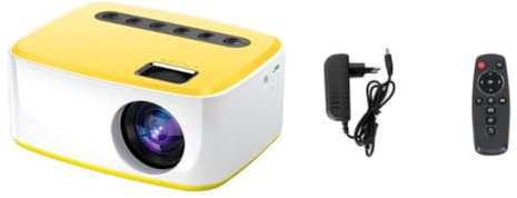 Xbsduih LED-projektor 1080P trådlös Samskärmsversion för mobiltelefon mini hemmabioprojektor videospelare lätt att använda hantverk fin kontakt EU-B