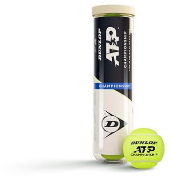 DUNLOP ATP Championship Tennis Balls - Tube of 4