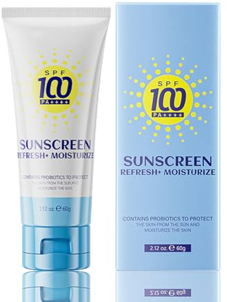 ARCHIDATE Sonnencreme Gesicht LSF 100 - Sunscreen für Gesicht & Körper - Anti-Aging Sonnenschutz Gesicht - Feuchtigkeitsspendender Sonnenblocker Sun Lotion - Wasserdicht UV-Schutz Sonnenmilch SPF 100