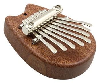 Portatile dito piccolo pollice pianoforte 8 tasti legno pollice pianoforte portatile dito da tasca piano strumento musicale durevole