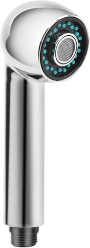 ZMDMAH Soffione doccia da cucina con 2 tipi di getto e doccetta, soffione di ricambio con perlatori a risparmio d'acqua