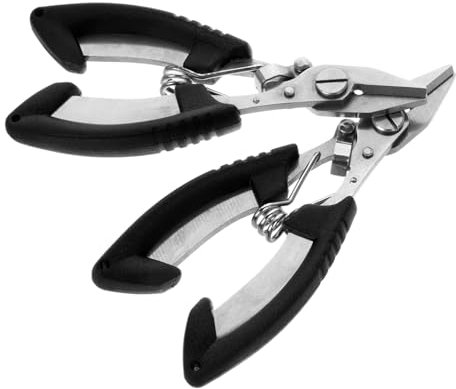 POPETPOP 2piezas Alicates para Línea De Pesca Tijeras De Anilla Partida Removedor De Anzuelos Herramientas De Pesca