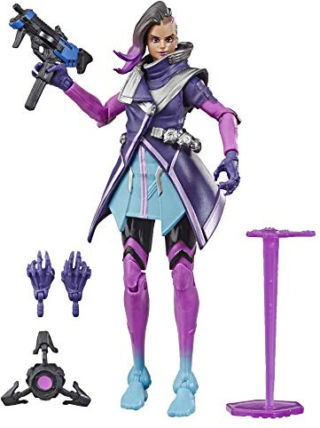 Overwatch Ultimates Series Sombra 6-Inch-Scale Collectible Action Figure with Accessories - Blizzard Video Game Character