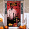 Pancarta de Cubierta de Puerta de Halloween, para Fiesta de Halloween Decoración de Entrada de Casa Embrujada