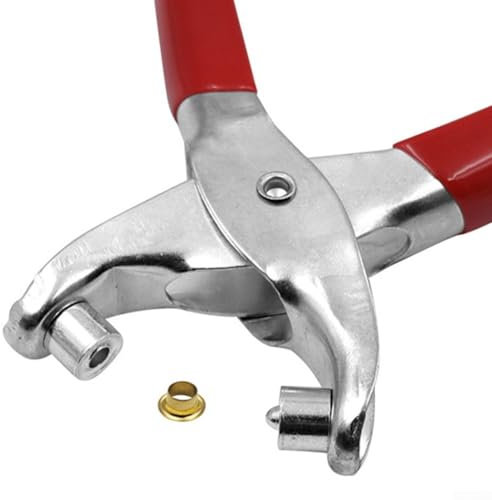 Alicates de ojales para reparar telas y lienzos con 100 remaches de ojal de 5 75 pulgadas