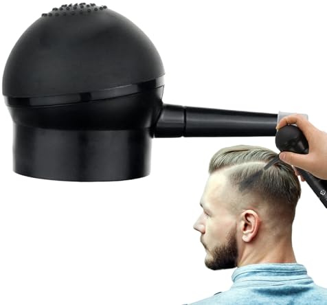 Pompa applicatore per fibre dei capelli, strumento per riempire l'attaccatura dei capelli, strumento portatile per aumentare il volume, nero per uomini e donne con perdita di capelli o macchie
