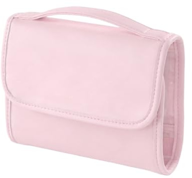 RESA KOSMETISK LÅG - LÅG HANTERING VAITY VANITY med handtag | Essentials PU läder transporttillbehör | Sminkväska Arrangör, Rosenröd, riferimento alla descrizione, Se beskrivningen