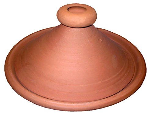 Treasures Of Morocco Moroccan Lead Free Cooking Tagine Non Glazed X-Large 13 Inches in Diameter Authentic Food