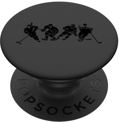 Ice Hockey Players Art | Winter Game Fans Tournament Gift PopSockets PopGrip: Swappable Grip for Phones & Tablets PopSockets Adhesive PopGrip