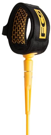 FCS All Round Lightweight Essential Surfboard Leash - Mango - 6'