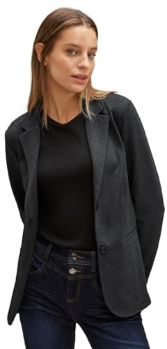 Street One Damen Qr Basic Blazer, Black, 34