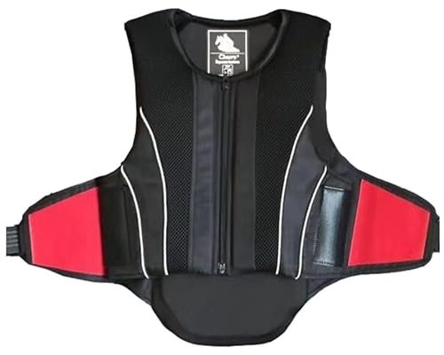Luminexia Chaleco Ecuestre,Chaleco de equitación con Cremallera,Chaleco de equitación,Chaleco de protección Corporal,para Adultos Unisex,niños,niñas y niños