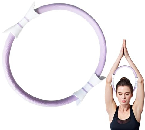 de Pilates Corporal, de Pilates para Mujer, de Fitness Ligero de 14,96 Pulgadas, Resistencia de Pilates, Equipo de Ejercicio sin Deslizamiento, Accesorios de Yoga de Doble Agarre