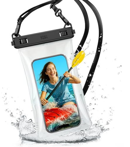YOSH 7.5 inch Large Capacity Waterproof Phone Pouch Floating [3D Seamless Body], IPX8 TPU Waterproof Phone Case for Swimming Kayaking Surfing for iPhone 17 16 15 14 Pro Max Samsung S26 S25 S24 Ultra