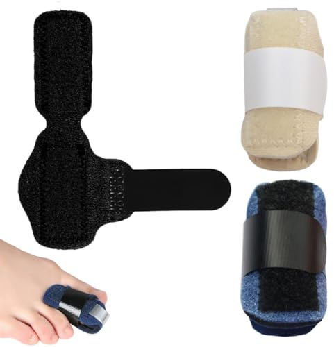 3 pezzi Stecca per dita piegate, divaricatore dita piedi, tutore alluce valgo, raddrizzatore per dei piedi, correttore per a martello, Stecca per dei Piedi, tutore regolabile per allineare