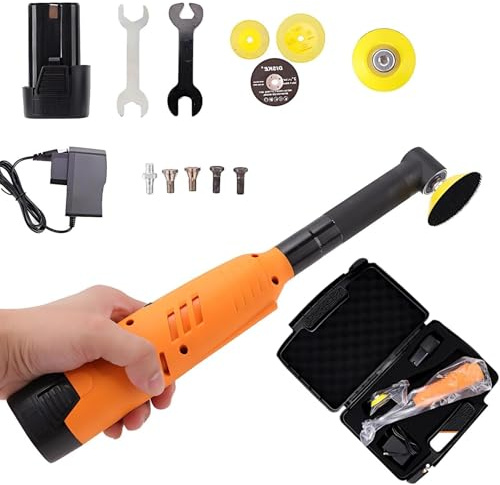 BJSYM Handheld Tile Joint Cleaning Machine,Electric Ceramic Tile Seaming Machine,7-Speed Adjustment & 90° Angle For Rust Removal,Floor Seam Opener Cleaner,200-18000r/min