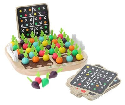 Vilac - Sudoku des Légumes Jour de Récolte - 3 Niveaux - Enfants 5 Ans+