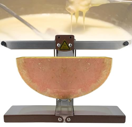 Scioglitore Di Formaggio, Fonduta Elettrica Commerciale A Temperatura Regolabile For Mezza Forma Di Formaggio Svizzero, Erogatore Di Fusione Di Qualità Da Ristorante