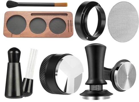 Generico Juego para Tamper de café expreso, dispensador de prensa de café cocina – Kit para expreso de 51 mm – Para apartamento, tienda, dormitorio, cocina, casa, amantes y