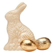 2x 40g Schokohase - weiße Schokolade/Osterhase/Schokolade/Oster-Schokolade/verschiedene Figuren zur Auswahl/Ostern