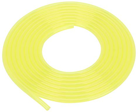 3 Meters Yellow Fuel Line Hose Fuel Pipe Plastic Petrol Tube Gasoline Fuel Pipe Chainsaws Lawn Mower Trimmer Accessories(3 * 5mm)