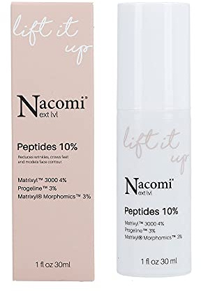 NACOMI Peptide Serum 10% 30 ml Reduces the Visibility of Facial Wrinkles, Forms Crow's feet and Wrinkles Around the Eyes