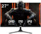 27 Inch QHD 1440P Gaming Monitor, 170Hz 144Hz IPS Computer Monitor, FreeSync, HDR 113% sRGB, Low Blue Light, HDMI & Display Port x2, VESA Mountable