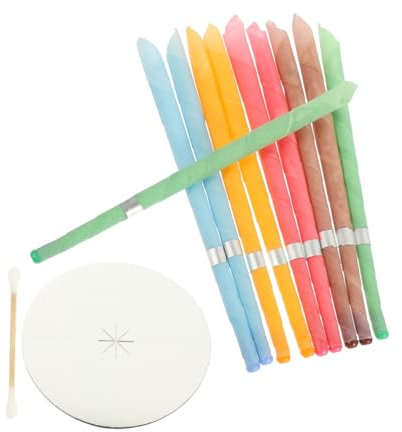 Mobestech Earwax Removal Candle Kit Set for Home Use Ear Cleaner Earwax Removal Kit Protective Disk Design for Family