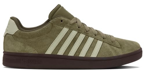 K-Swiss - K-Swiss Herrenschuhe Sneakers 09492-367-M COURT TIEBRK II SDE Grün - 09492-367-M - 43