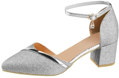 Generiska eleganta pumps damer, sandaler damer sommar med klack, latin dansskor, kilklack, sommarskor, halkskydd, höga klackar, Slingback, fritidsskor, enfärgade, sandaletter, barfota, kvällsskor