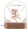 polar-effekt Baby Nachtlicht mit LED-Beleuchtung für Mädchen als Geschenk - Personalisierte Nachtlampe mit Namen - ideal zur Geburt & Geburtstag - Dimmbares Licht mit USB-Kabel