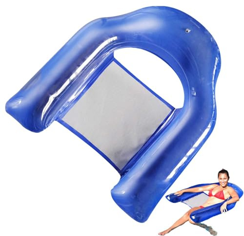 Sit'n Float - Sillón Hinchable para Piscina, semisumergible, Hinchable, 90 x 80 cm, Color Azul