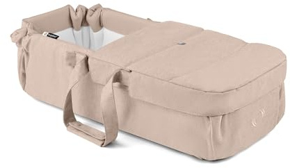 Bugaboo Nido para Bebés, Capazo Portátil 2 en 1 y Saco con Correas de Transporte, Colchón de Algodón y Alfombrilla de Juegos, Compatible con Carritos, Recién Nacidos – Desert Taupe