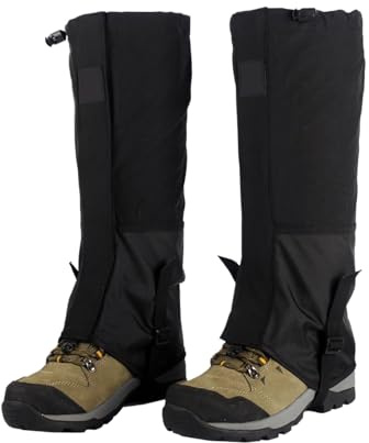 Snöboots Gaiters för Ben och Nederben Justerbara Skidbyxor Skyddar Kängor | Beskyttelse För Ben Och Stövlar För Män Kvinnor Vuxna Vandring Skidåkning Jakt Snowboard