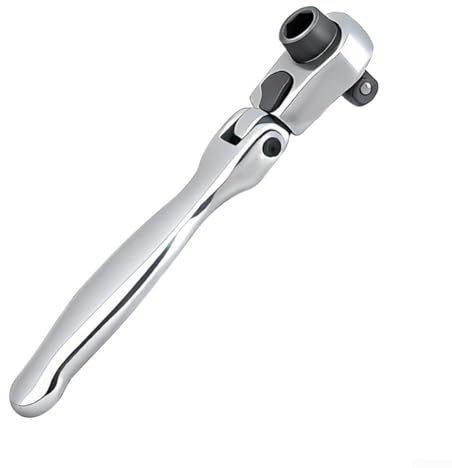 Chrom-Vanadium-Stahl-Ratschenschlüssel mit 2-in-1-Design, 72-Zahn-Umschaltknarre und 180-Grad-Schwenkkopf für Automobil- und Haushaltseinsatz