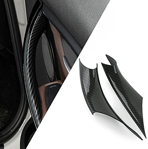 WENJTP 2PCS Door Handle Covers Carbon Fiber Compatible with BMW 3 Series 4 Series Driver Side and Passenger Side Door Pull Handle Covers F30 F35 320i 320Li 328i 328Li 335i 335Li and 428i,435i F32/F36