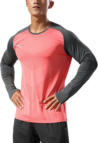 Herr Löpnings Tröjor Sport Långärmad Atletisk Tröja Dri Fit-Top