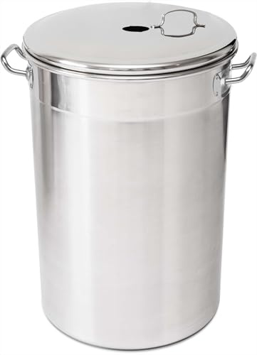 Bouilleur à Bocaux 24 Bocaux/Traiteur 90L Inox – Bouilleur 2 en 1 avec Colonne et 8 Ressorts – Tous Feux sauf Induction - 011520