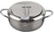Mini Marmite en Acier de Japonais avec Thermomètre Marmite Japonaise Tempura Friteuse en Acier Inoxydable Compatible avec les Cuisinières à Induction L 24 Cm (Petite taille