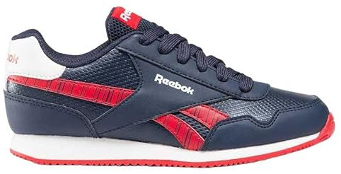 Reebok Royal CL Jog 3.0 Sneaker, VECTORNAVY/VECTORRED/White, 34.5 EU