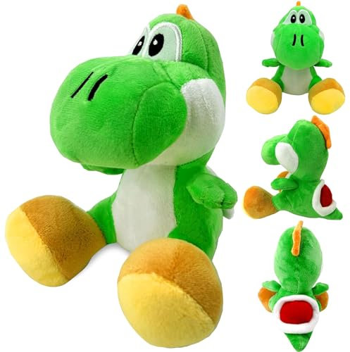 HBSFBH Yoshi Plush, 18cm Yoshi Soft Toys, Yoshi Anime Plush Figuren, Yoshi Drache Plüschfigur, Dinosaurier Kuscheltier, Geeignet Für Fans Von Sammelspielen