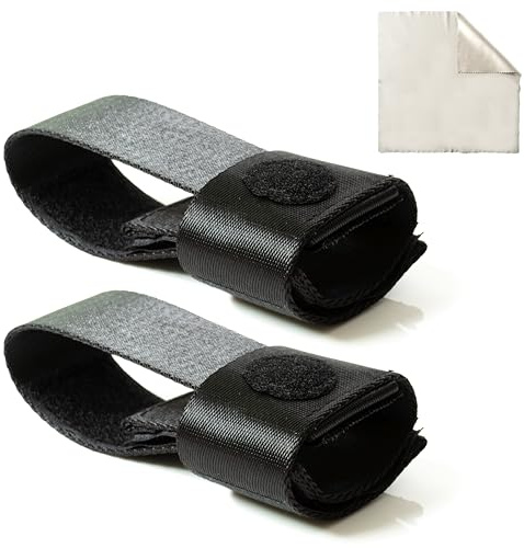 Sherfire Correas De Mano De Soporte Para Bombardino/Barítono - Paquete De 2, Diseño Ajustable Y Ergonómico - Incluye Paño De Limpieza De Microfibra