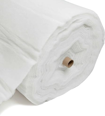 Vadd klädselmaterial – brandhämmande polyestervadd för sömnad, quiltning, vadd möbler skumstoppning av CRAFT Queen LTD (2 oz – 68 g/m², 5 m)