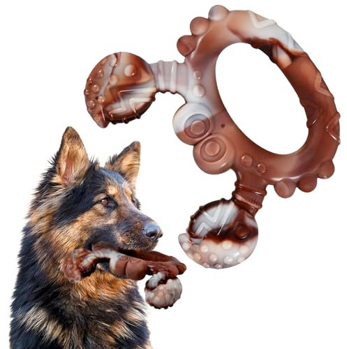 Mapneng Unzerstörbares Hundespielzeug für Aggressive Kauer, Robustes Kauspielzeug aus Nylon für große und mittlere Hunde (Krabbe)