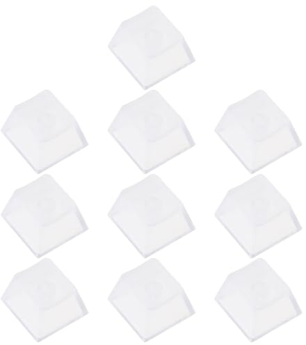 Gissroys tomma tangentbordsskydd ABS frostat transparent tangentbordsskydd för mekaniska tangentbordsbrytare 20/10 st profiltangenter